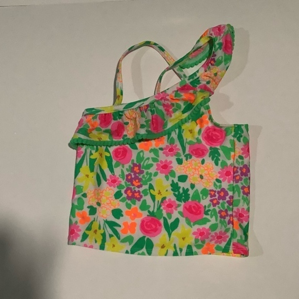 Cat & Jack Colorful Floral Swimsuit Top